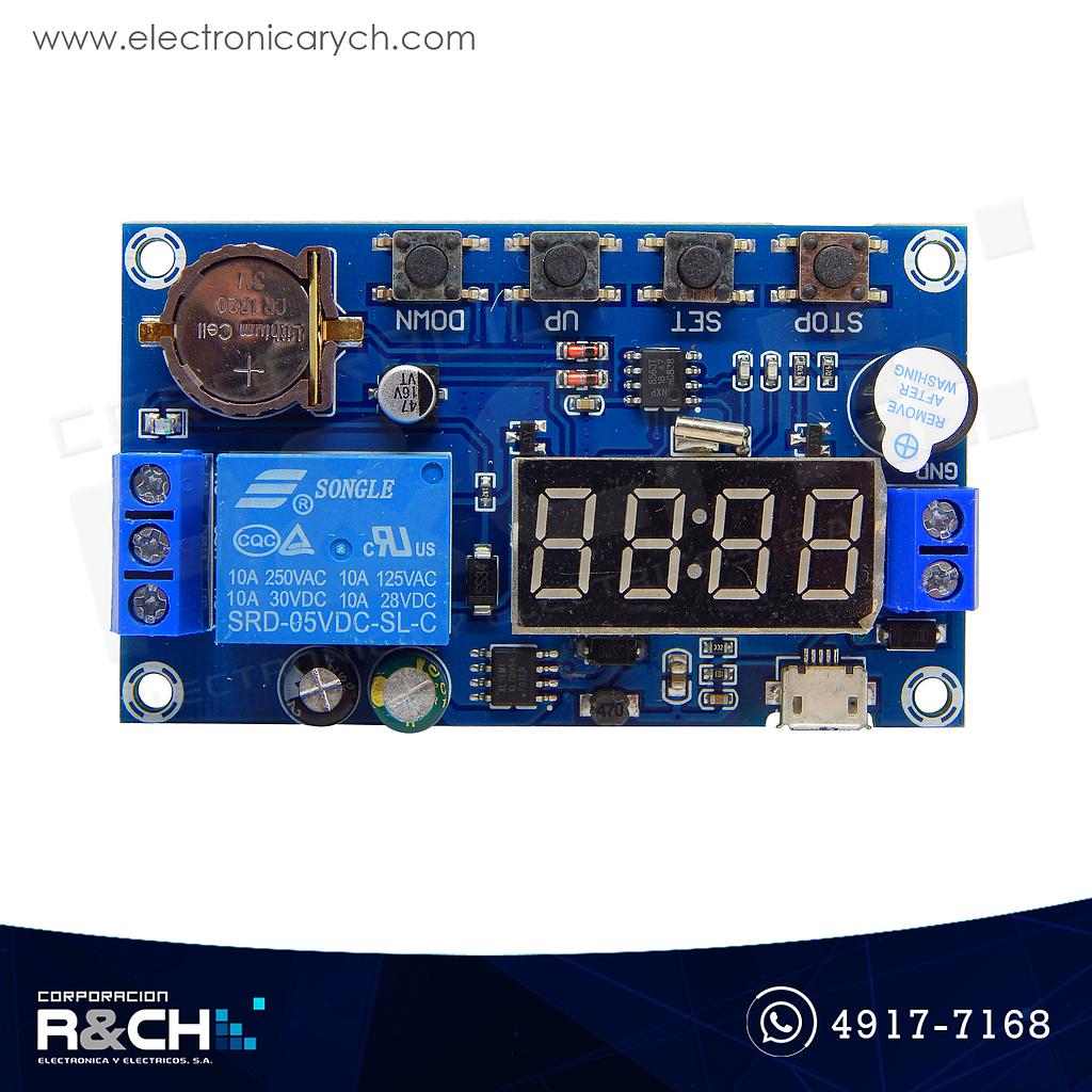 MD-RL5T Módulo Relay 5VDC temporizador multi control