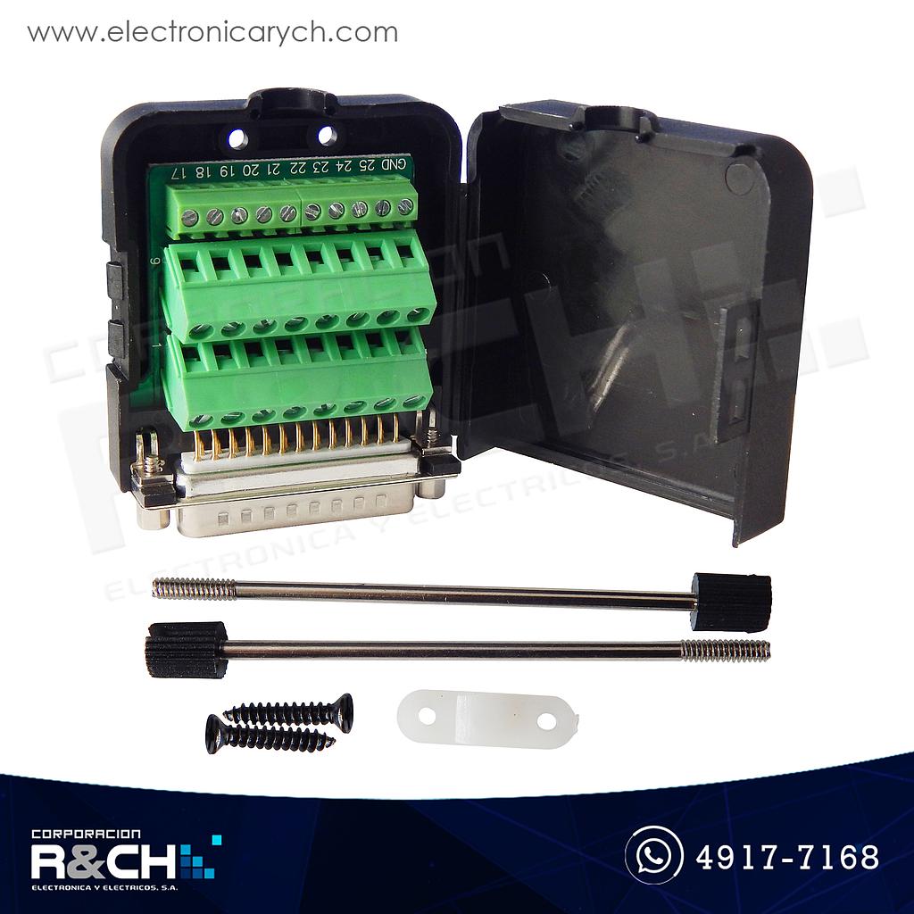 MD-DB25M Módulo adaptador DB25 macho a terminales