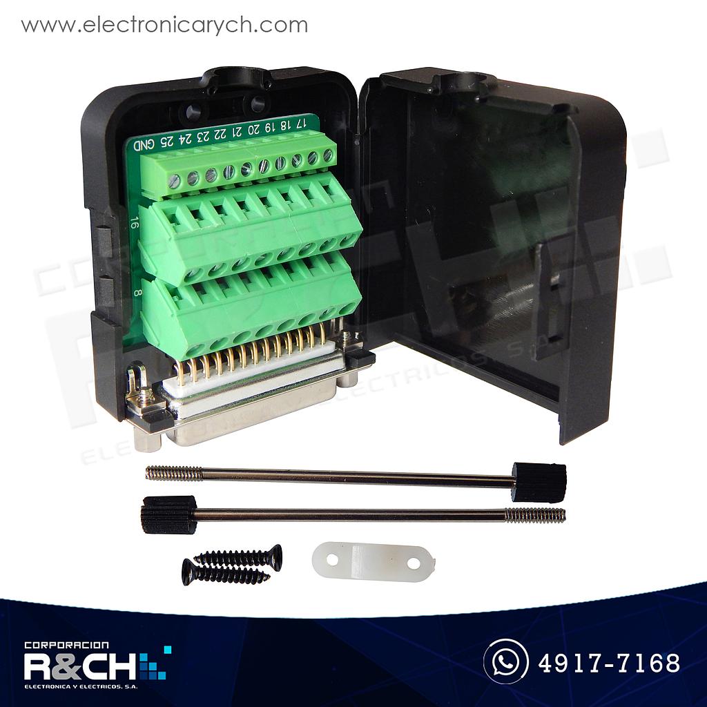 MD-DB25F Módulo adaptador DB25 hembra a terminales
