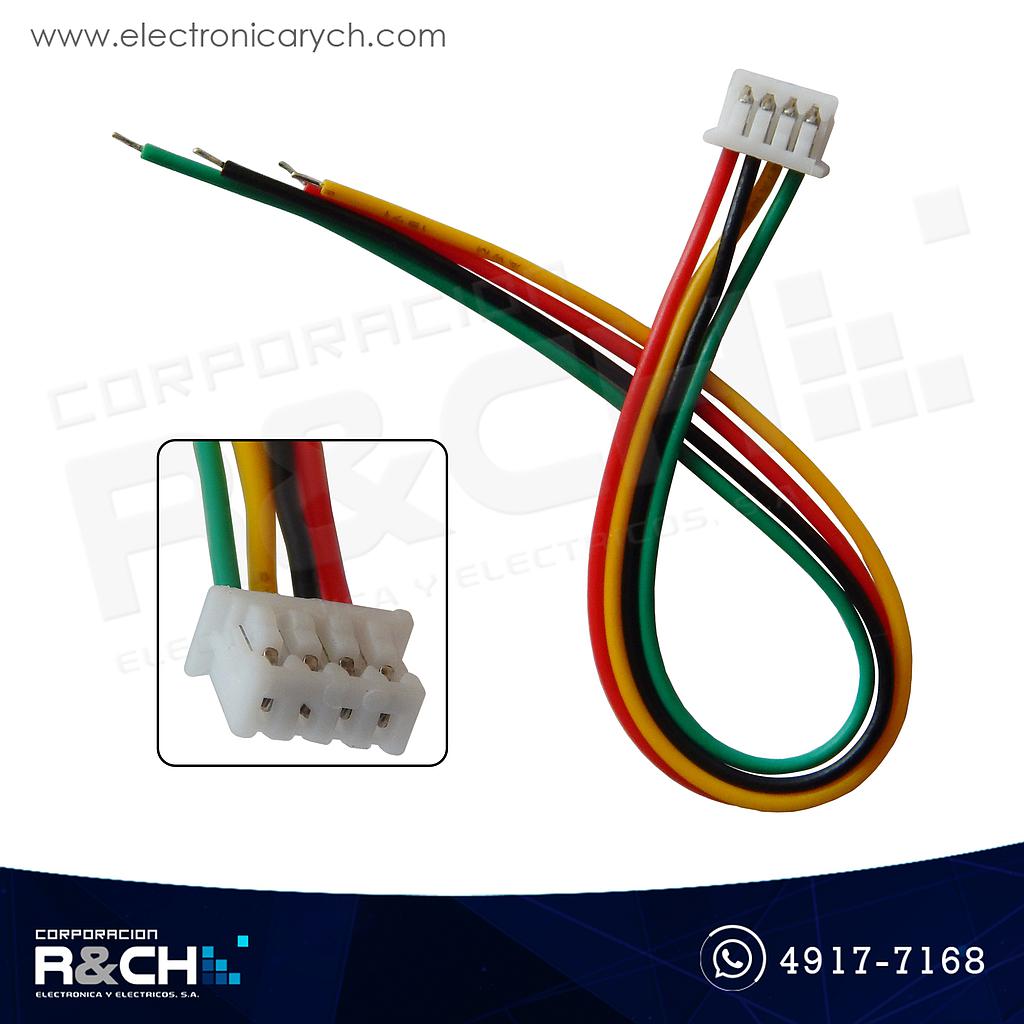 CN-XH125F4 Conector con cable XH 1.25mm 4 pin hembra 10cm