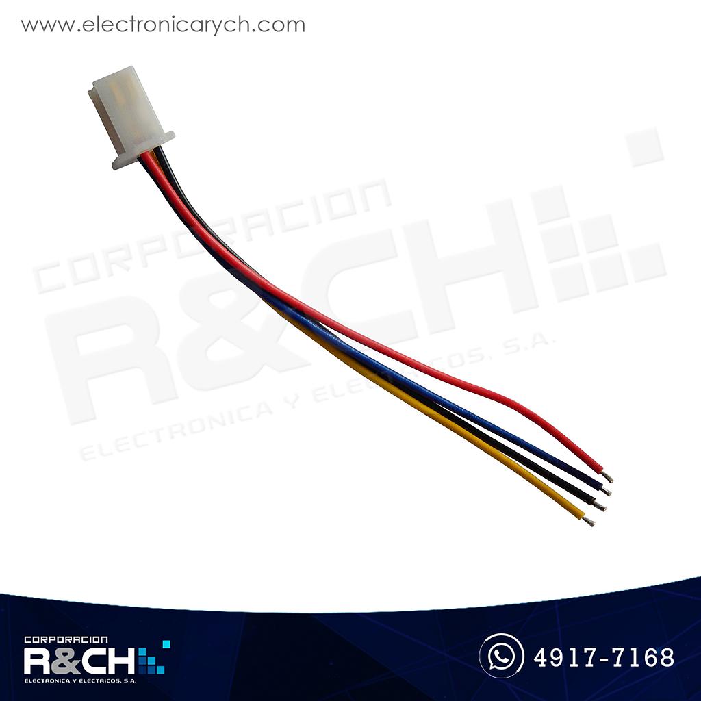 CN-C284FM Conector automotriz con cable 4 pin 2.8mm F+M