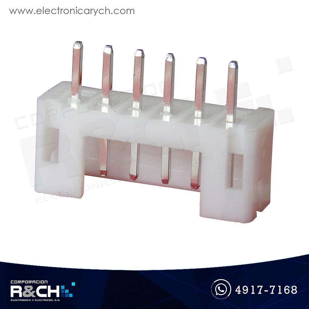 CN-XH2.54-6P Conector 6 pin XH2.54mm