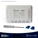 SW-4CHPRO Switch inteligente para domotica 4 canales sonoff  con control RF