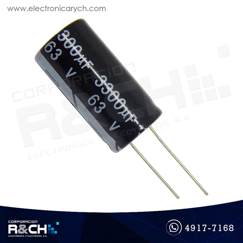 FE-3300U/63 Filtro electrolítico 3300uF 63V