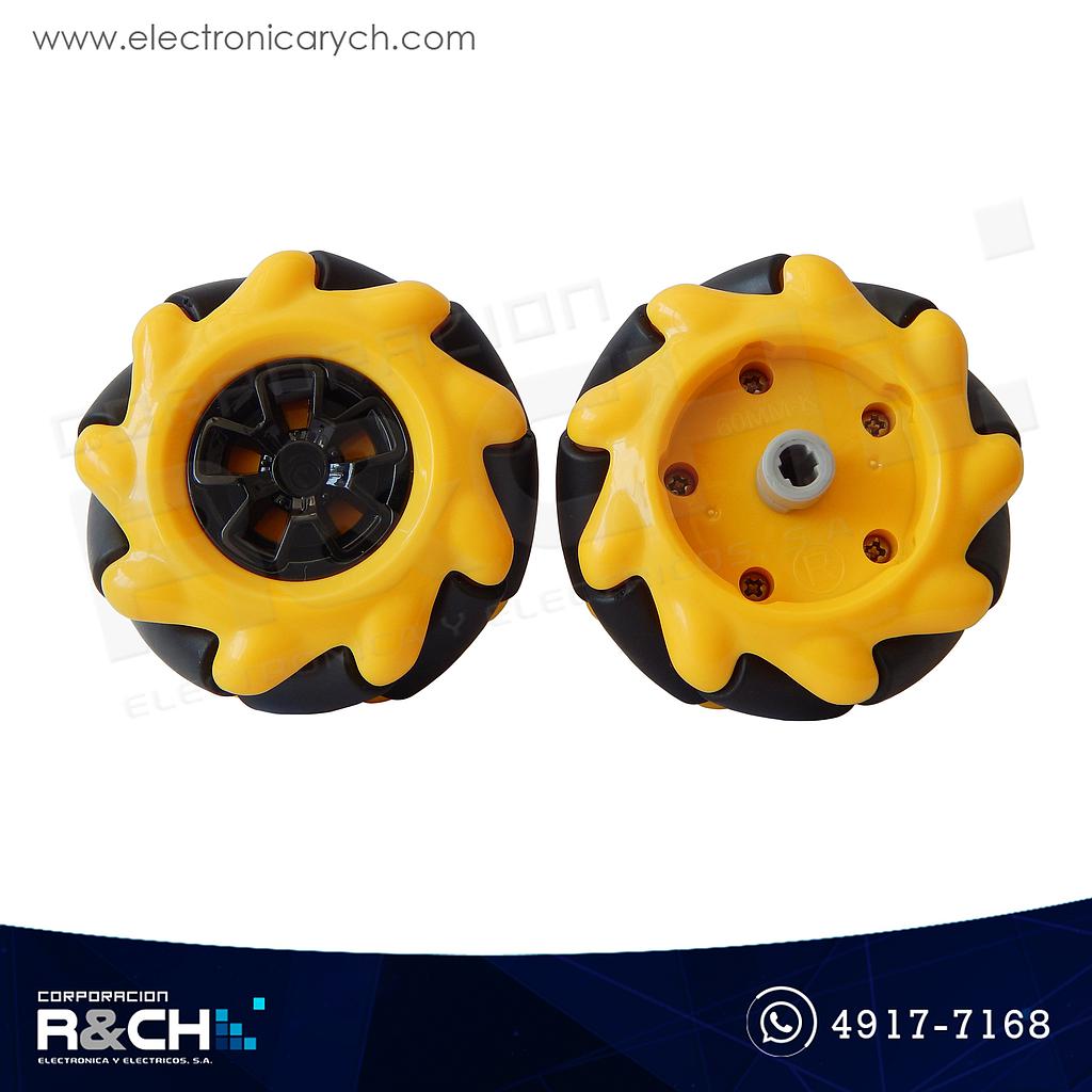 RD-M60 Rueda Mecanum direccional par L y R