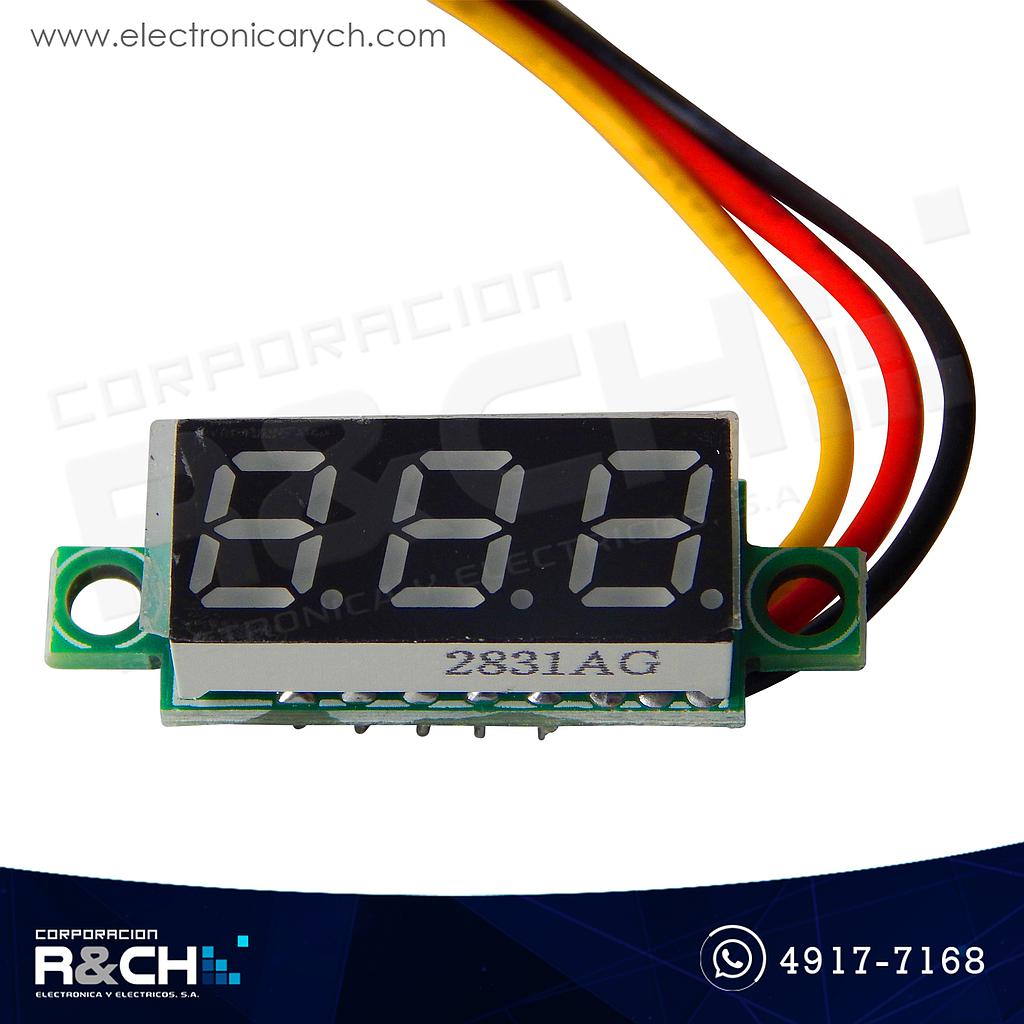 MD-DP28G Voltímetro 0.28" 2.5-30V dos lineas tipo display Verde