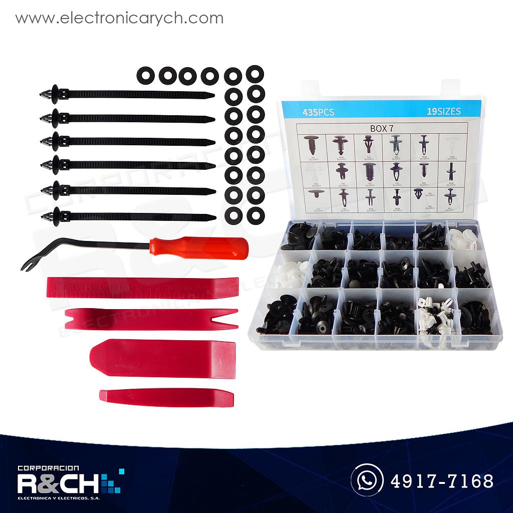 GF-467 Kit de Grapas para bumper 467 piezas