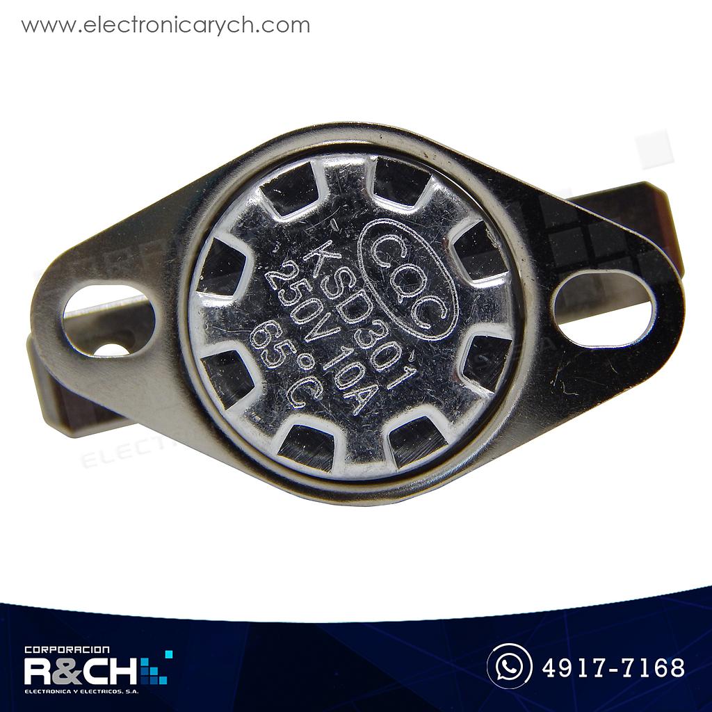 SW-30165 Switch Termostato 10A 250V 65º NC KSD301