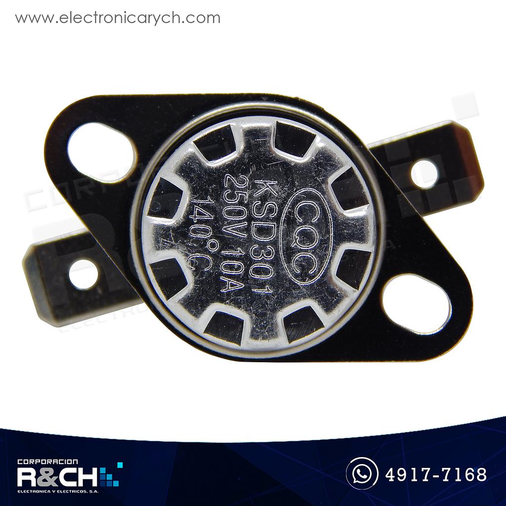 SW-301140 Switch Termostato 10A 250V 140º NC KSD301