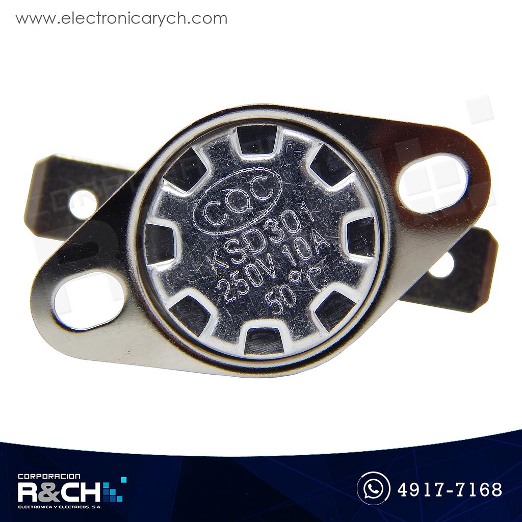 SW-30150 Switch Termostato 10A 250V 50º NC KSD301