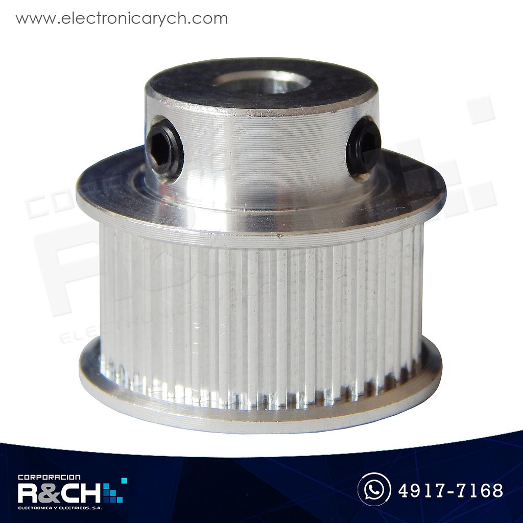PL-3616 Polea GT2 dentada 36 dientes para faja 10mm diámetro eje 6mm