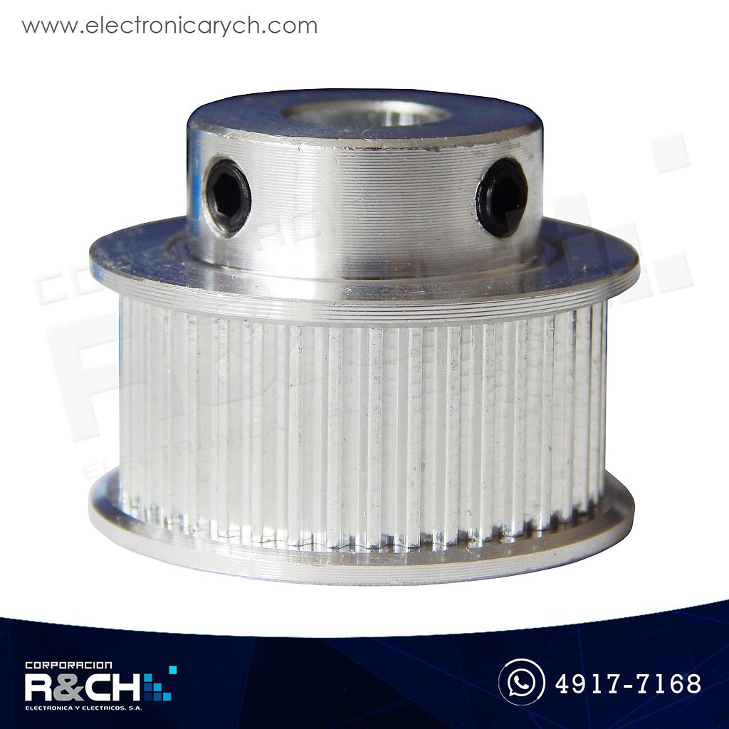 PL-4018 Polea GT2 dentada 40 dientes para faja 10mm diámetro eje 8mm