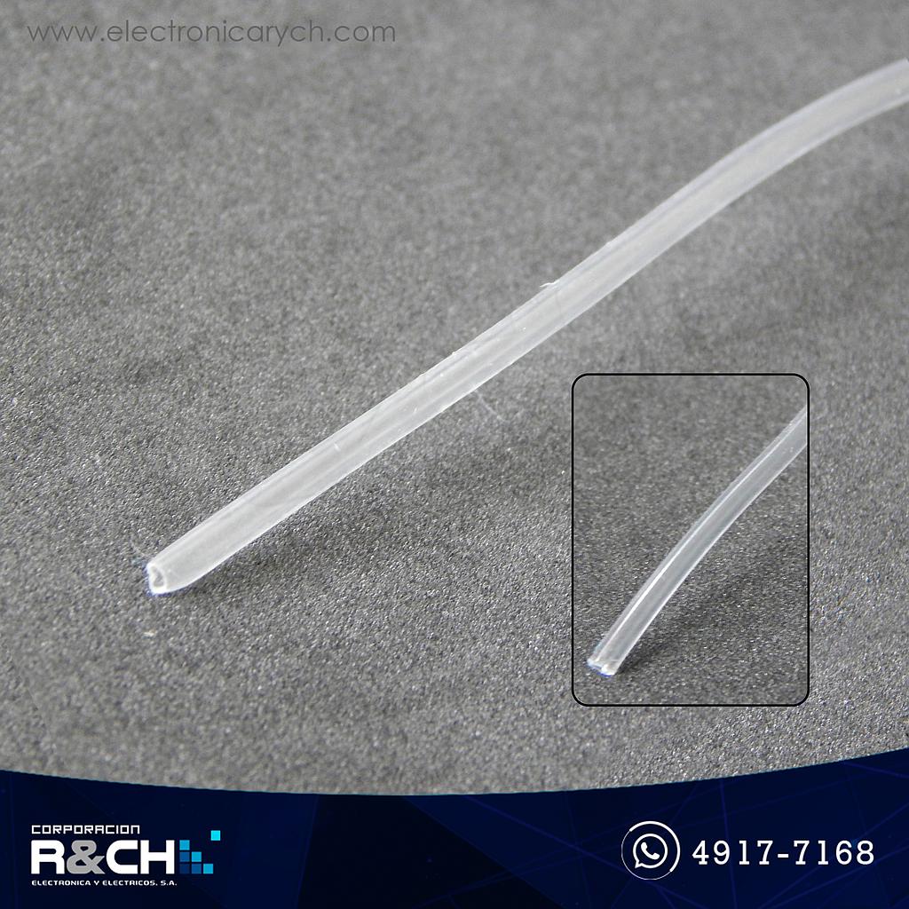 TP-1.5T Termoencogible Transparente 1.5mm. pie