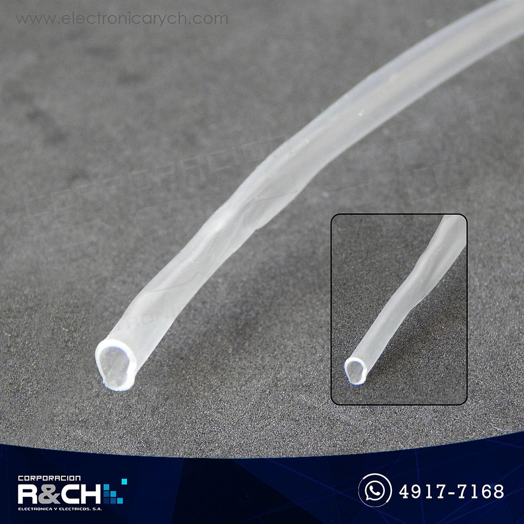 TP-3T Termoencogible Transparente 3mm. pie