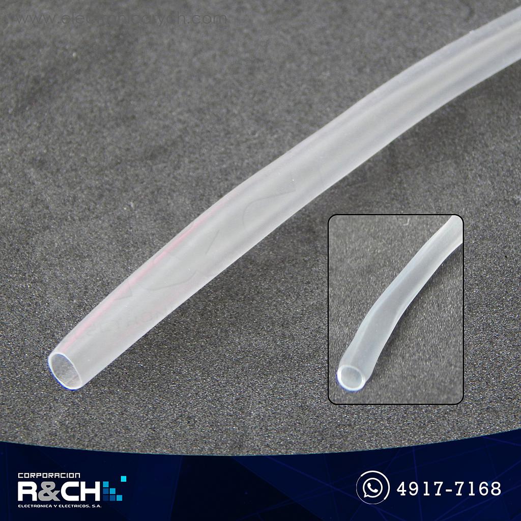 TP-4T Termoencogible Transparente 4mm. pie
