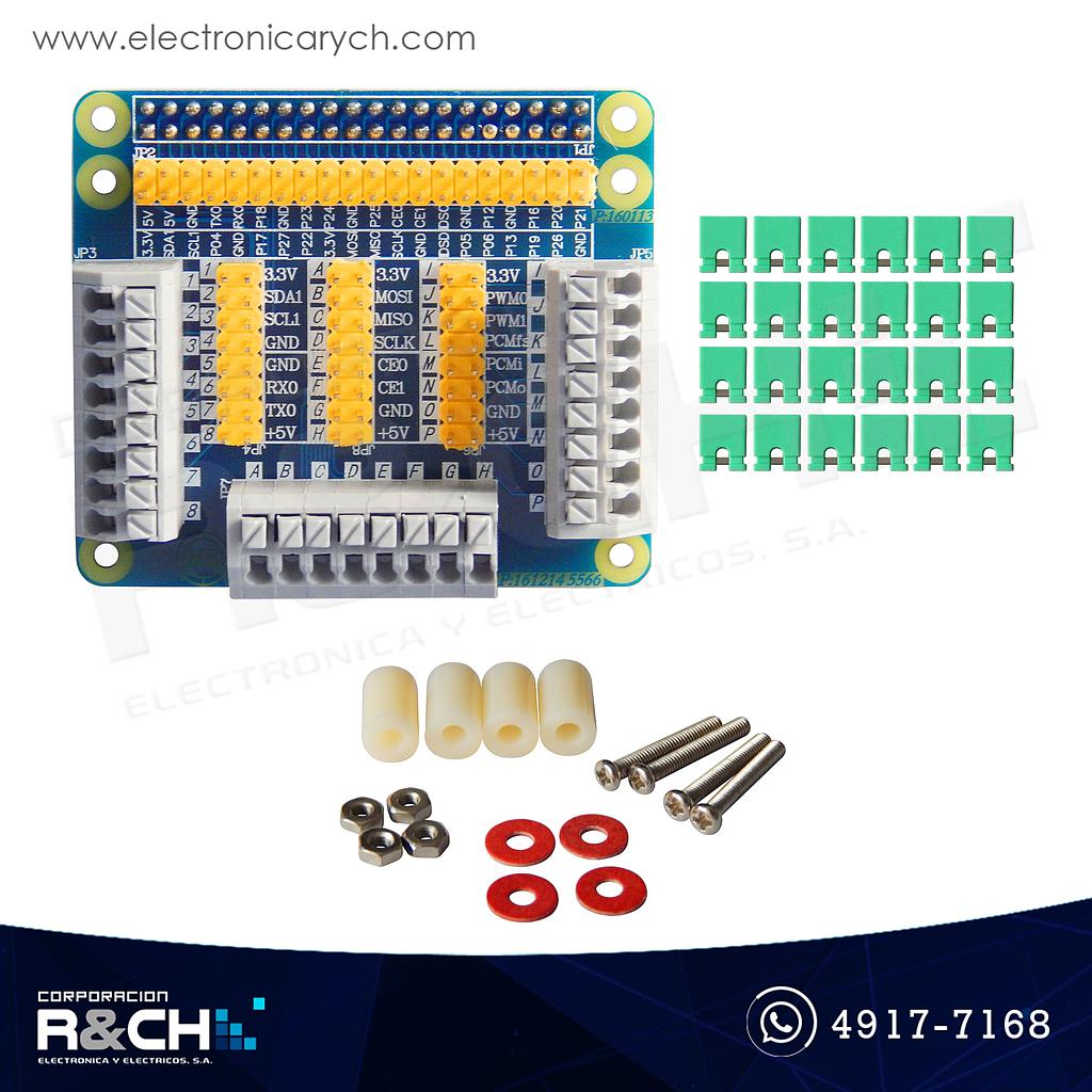MD-GPIOR Placa de expansion para Raspberry Pi 3, 4