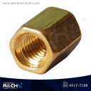 TN-5F Espaciador o separador M3 dorado 5mm hembra