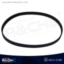 PL-240 Faja dentada de caucho L=240mm A=6mm GT2 mm