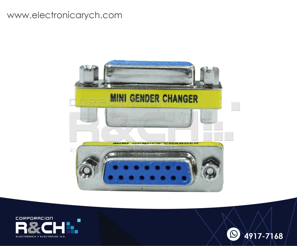 CN-DB15FFR Conector DB15 Union Hembra Hembra RS232