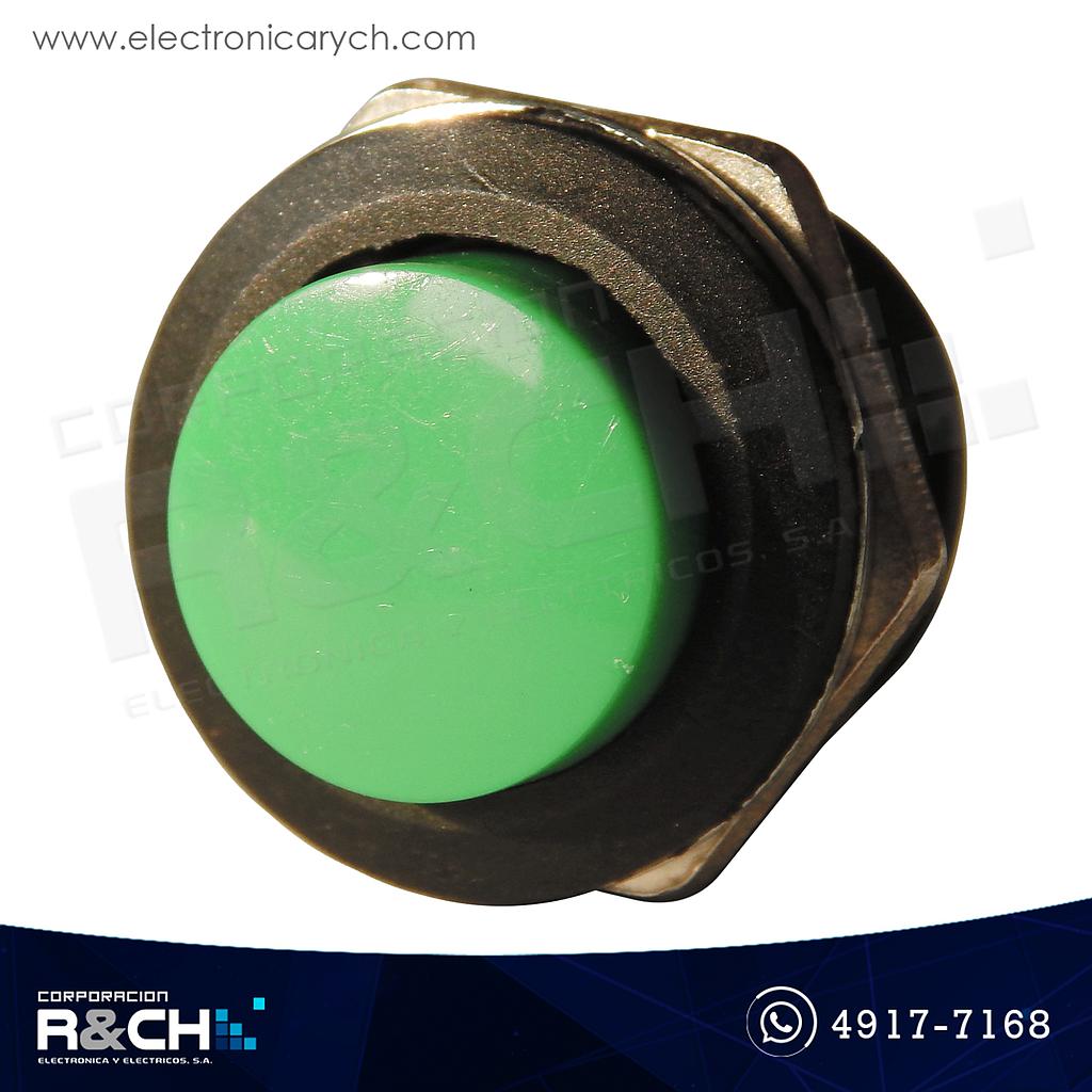 SW-507G Switch Pulsador 16mm Verde
