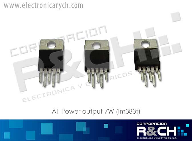 LM383T AF Power output 7W (lm383t)