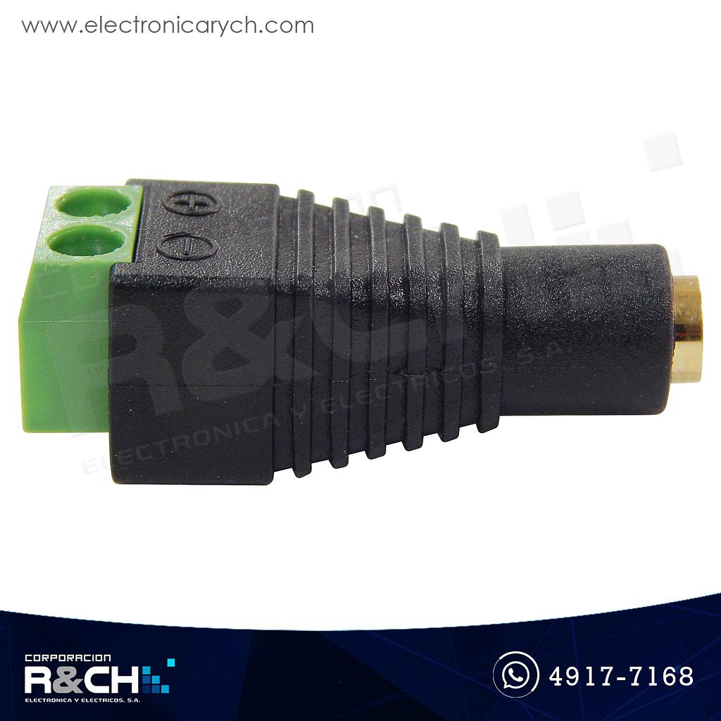AD-104F Adaptador Jack Mono Hembra a Bornera 2 Pin