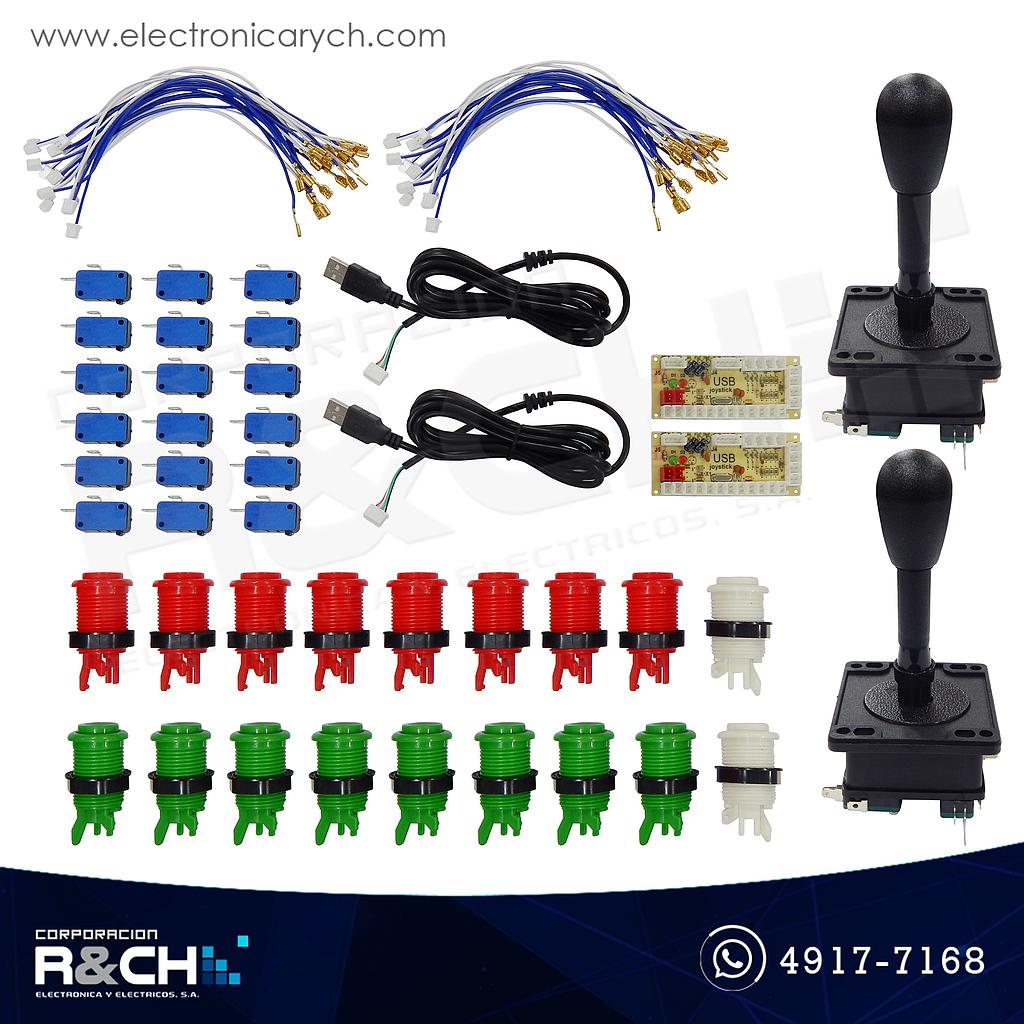 SX-1616G Kit Arcade para Video juegos 2 jugadores