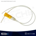 BM-MD11Y Bombilla Luz Piloto Redonda Amarilla con Cable 220V