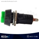 SW-P12G Pulsador Normalmente Abierto 12mm Verde Redondo