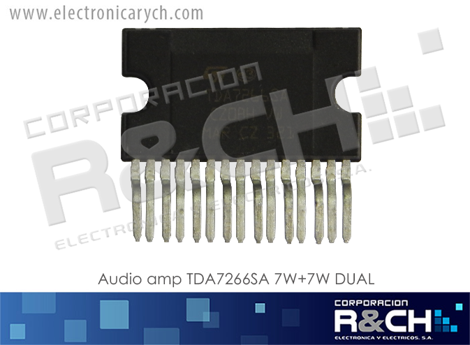 TDA7266SA Audio amp TDA7266SA 7W+7W DUAL