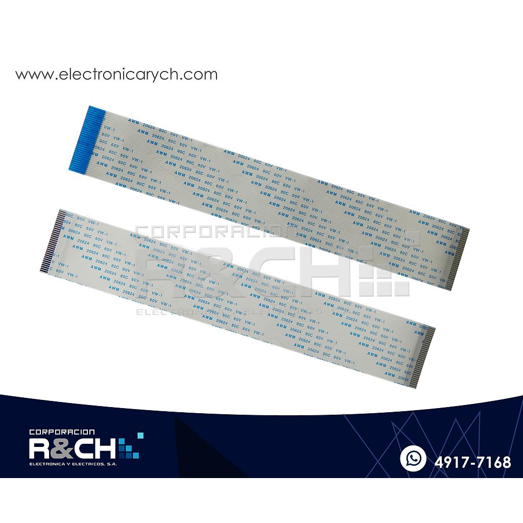 CB-32LO21 Cable FFC De Lado Opuesto 32 Lineas 1mmx20cm