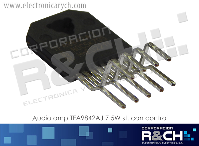 TFA9842AJ Audio amp TFA9842AJ 7.5W st. con control