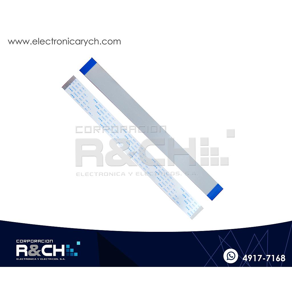 CB-16ML21 Cable FFC Mismo Lado 16 Lineas 1mmx20cm