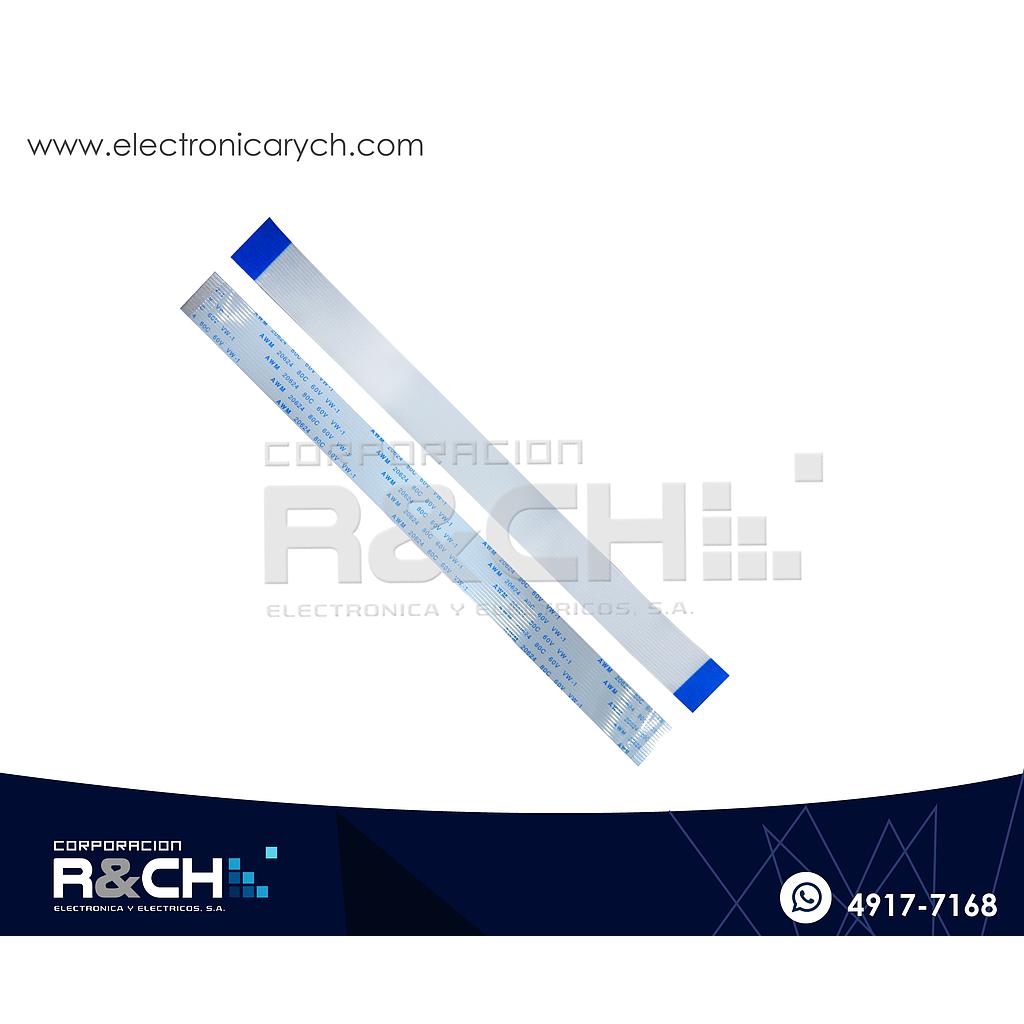 CB-14ML21 Cable FFC Mismo Lado 14 Lineas 1mmx20cm