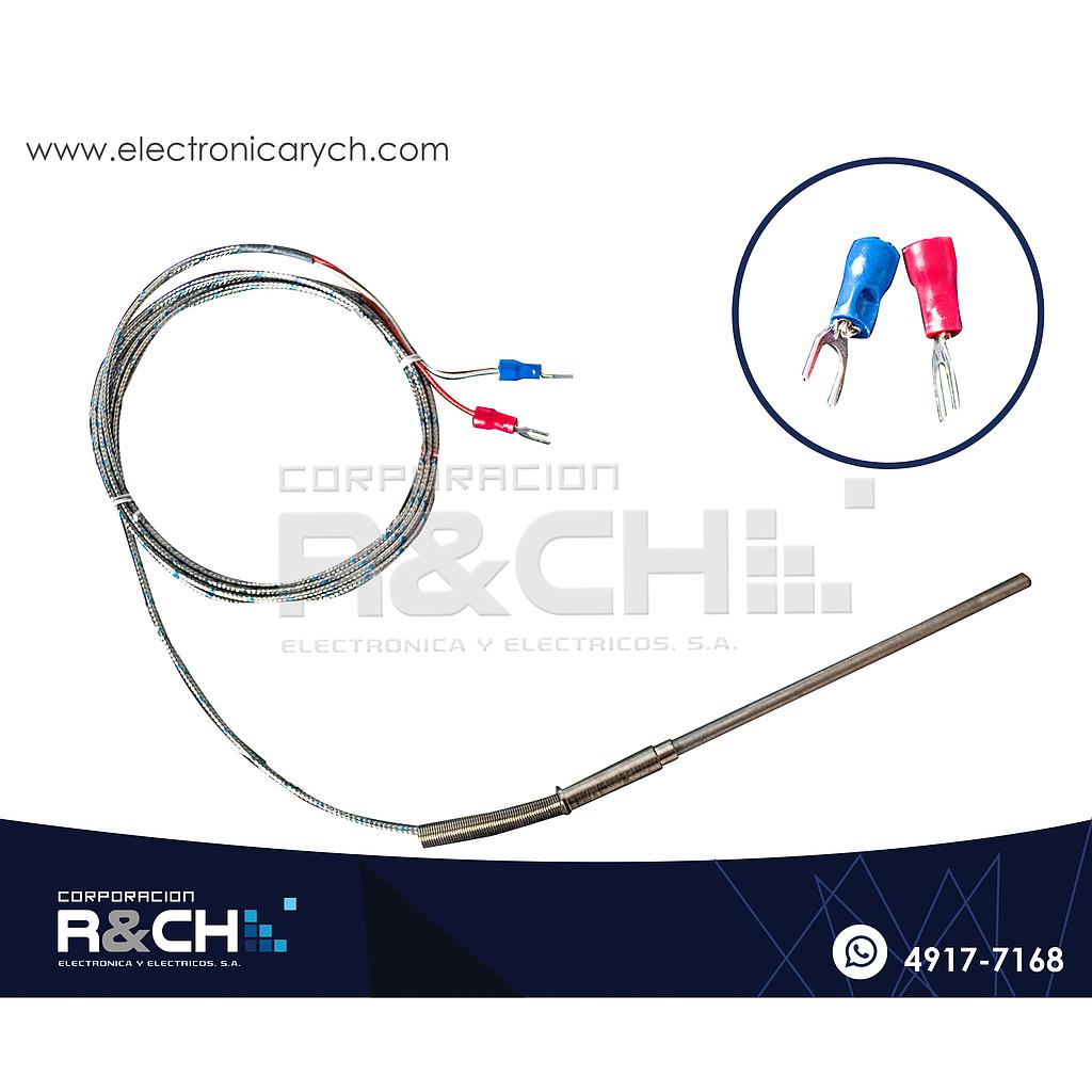 TC-K15 Termocopla Tipo K Acero Inoxidable 1.5 metros