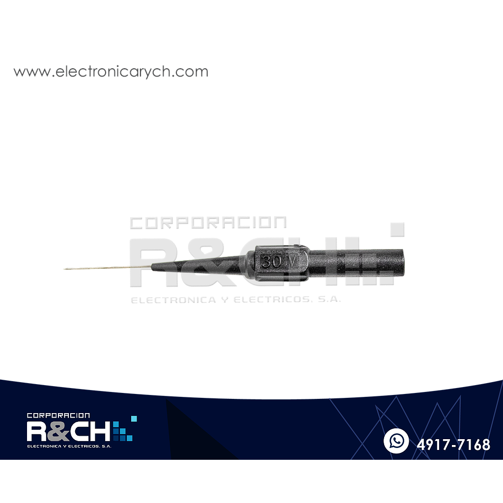 PU-FN Punta de Prueba 0.7mm Negra Unidad