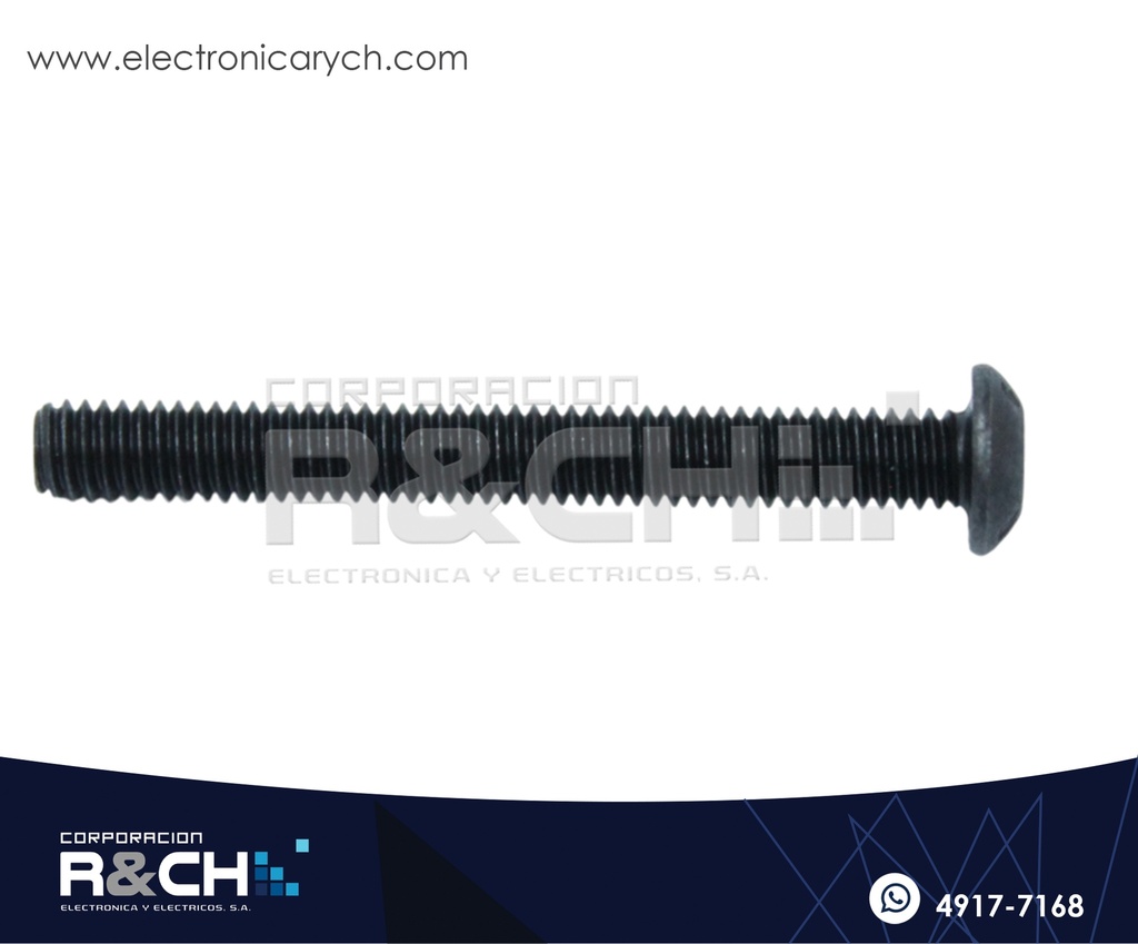 TOR-M435H Tornillo M4x35 Hexagonal Compatible con Perfil Aluminio