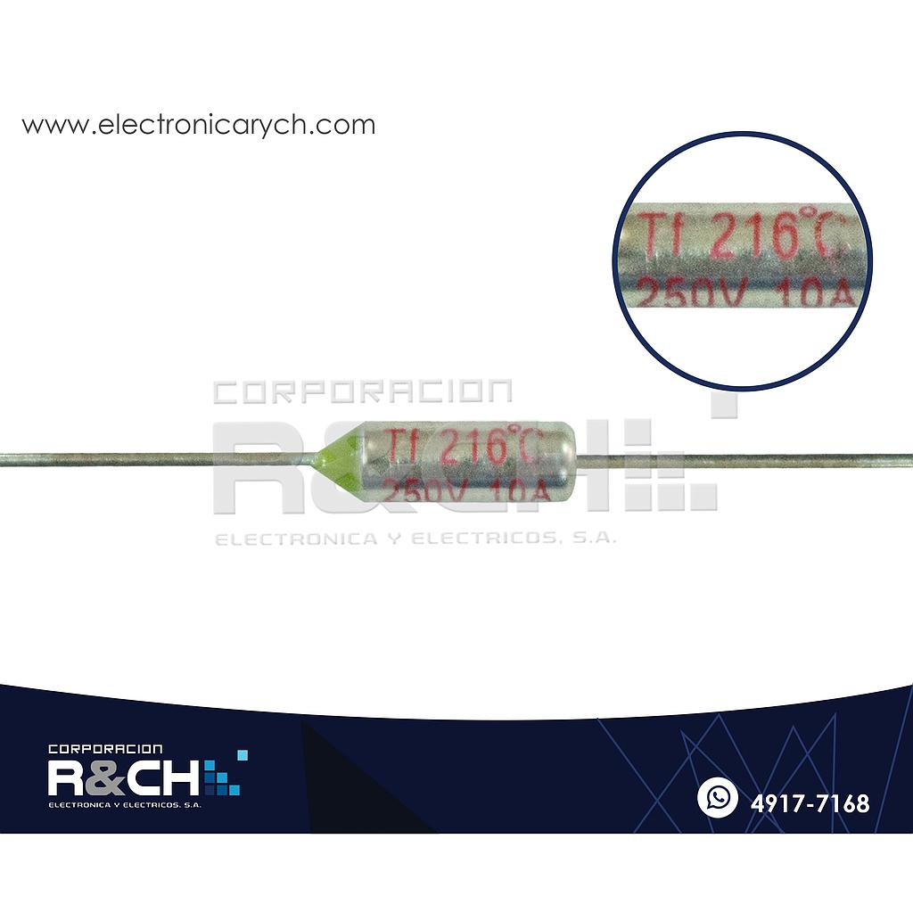 FT-216 Fusible Termico 216ºC 250V 10A