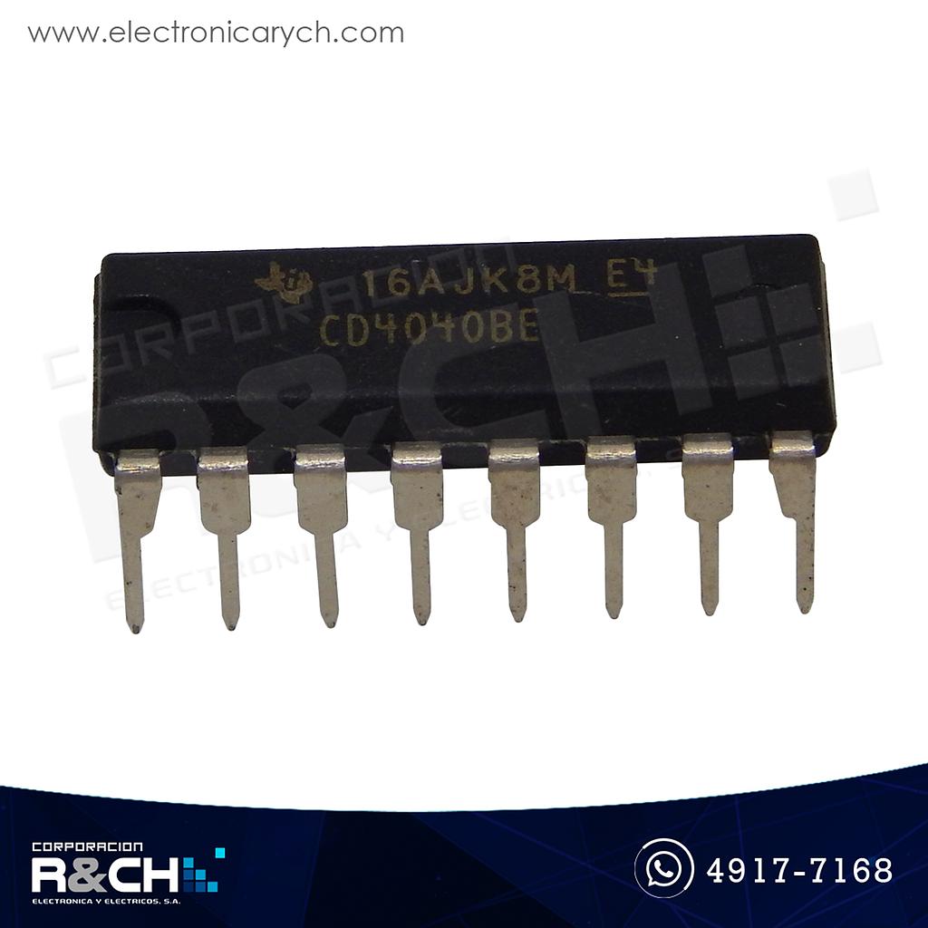 NTE4040B CMOS binary/ripple CTR