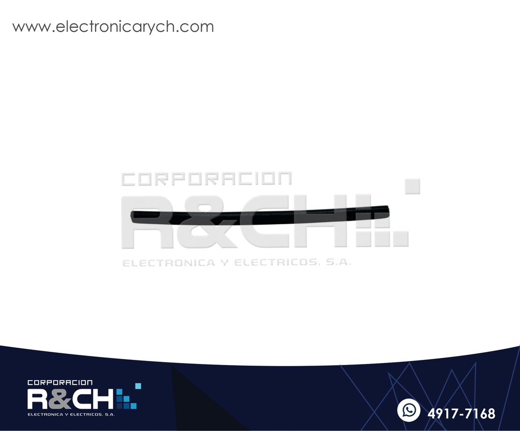 TP-1.5 Termoencogible 1.5mm. pie Negro