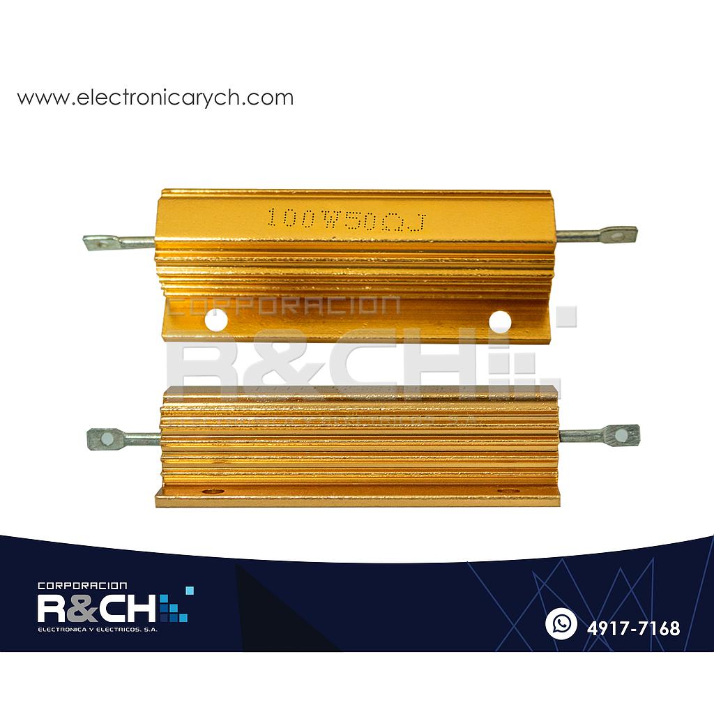 RX-50/100 Resistencia 50 ohm 100W Aluminio