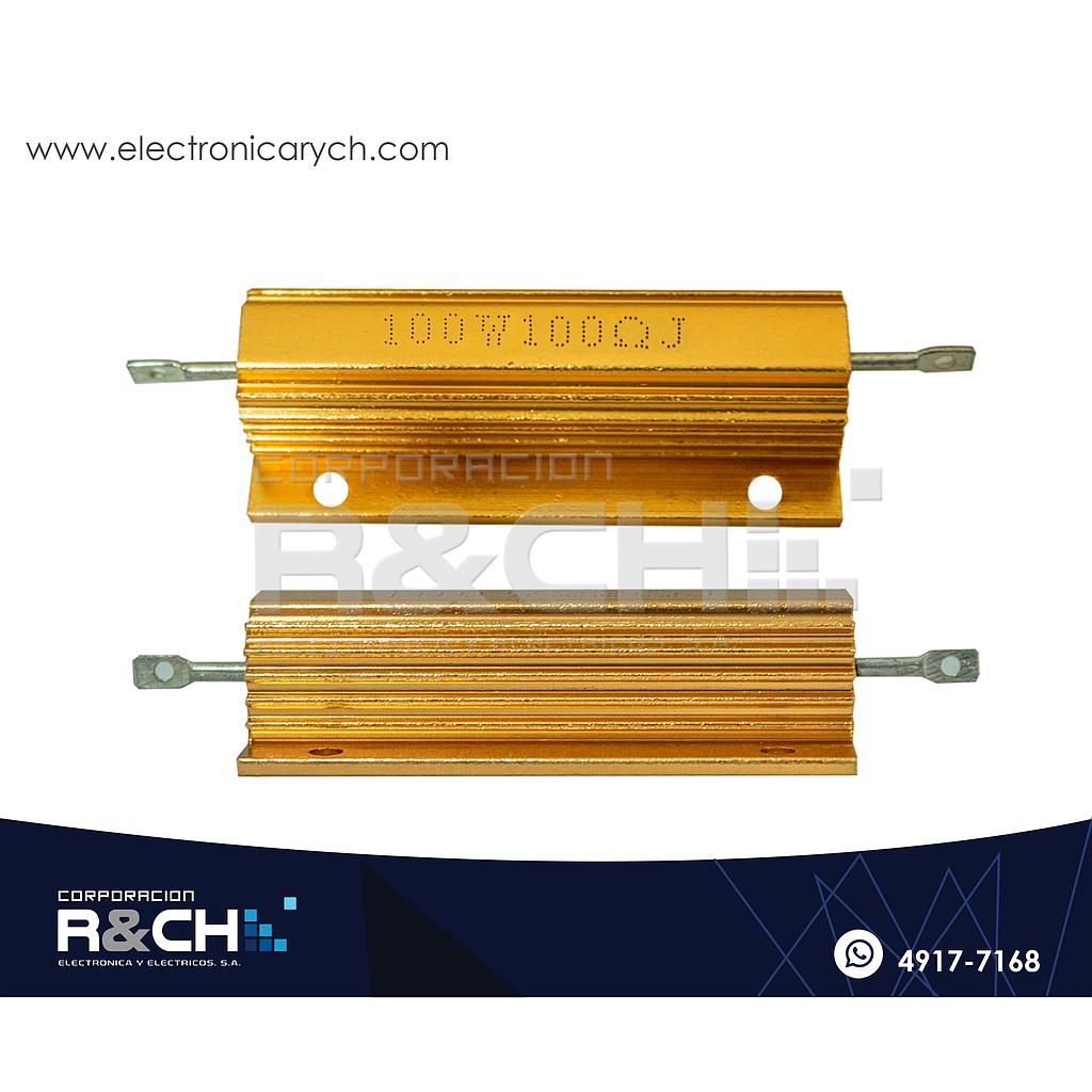 RX-100/100 Resistencia 100 ohm 100W Aluminio