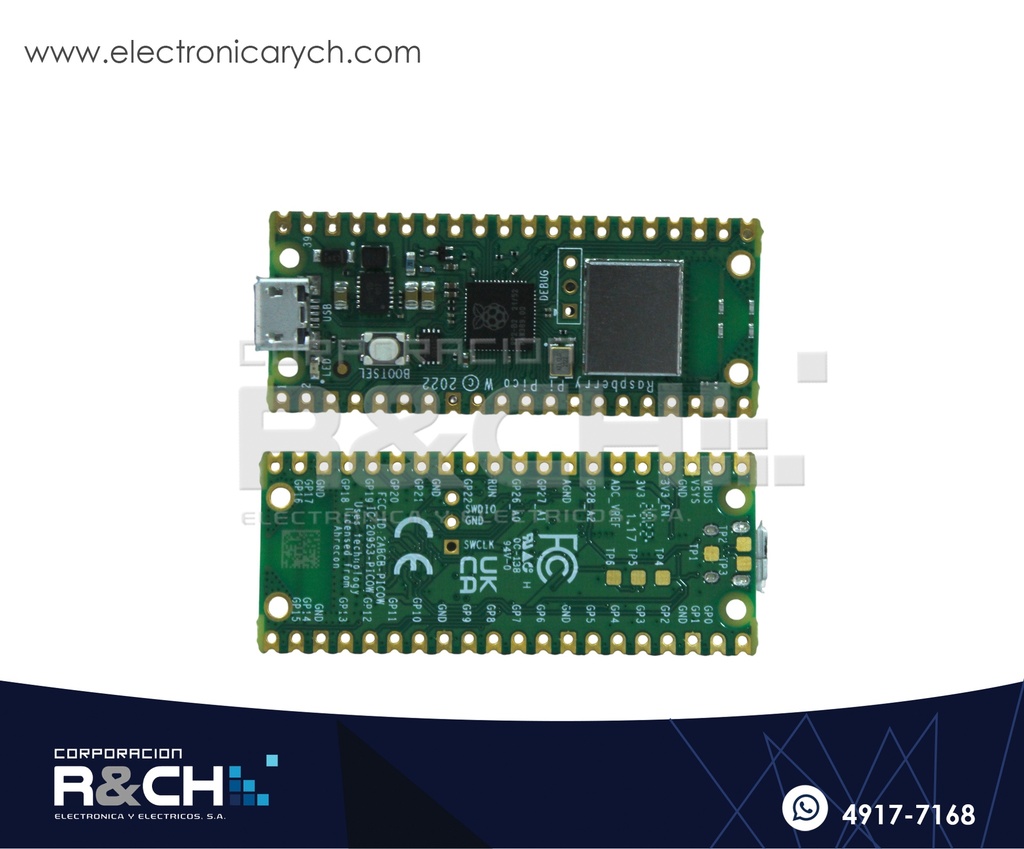 R-PICOW Raspberry PI Pico W con Wi-fi