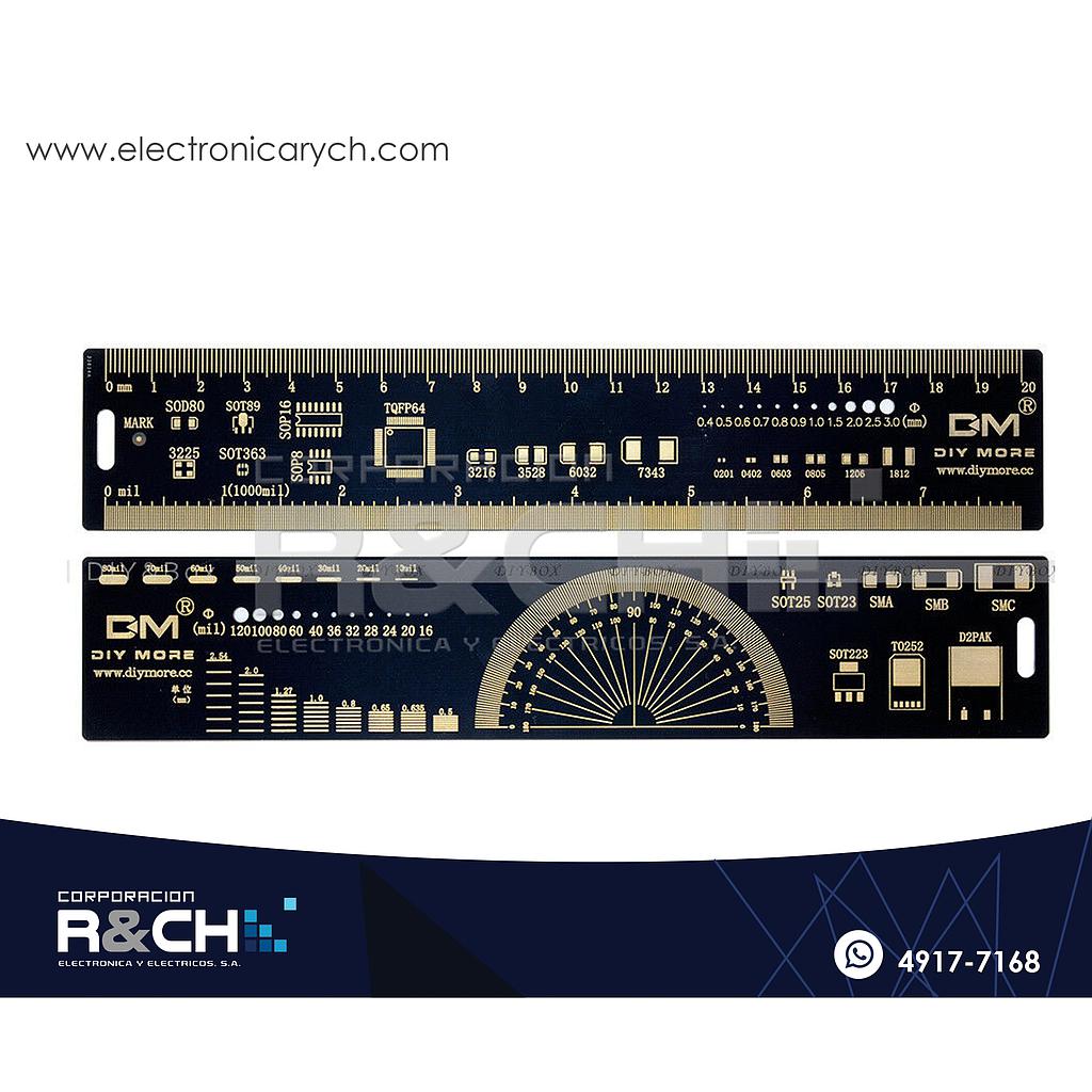 HM-R20 Regla Multifuncional PCB 20CM