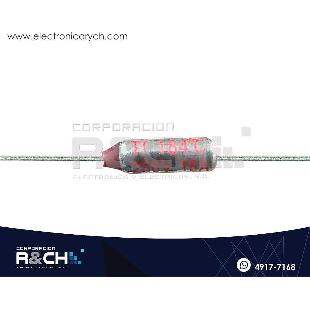 FT-184F Fusible Termico 184ºC 250V 15A