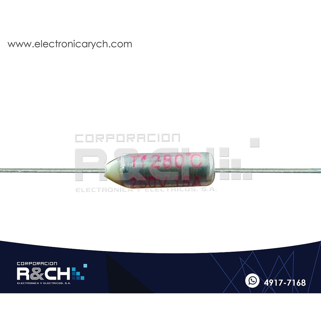 FT-280F Fusible Termico 280ºC 250V 15A