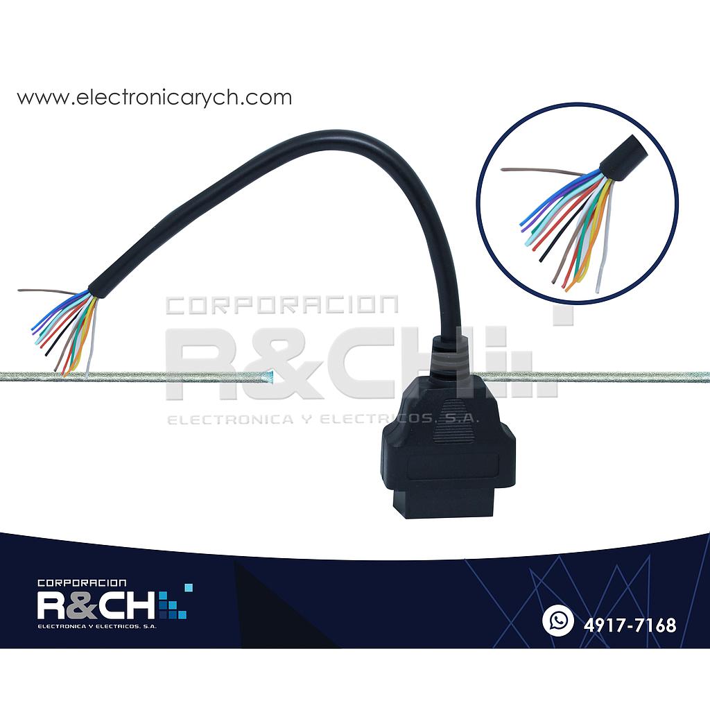 CN-OBD2M Conector OBD2 Macho Para Escáner automotriz