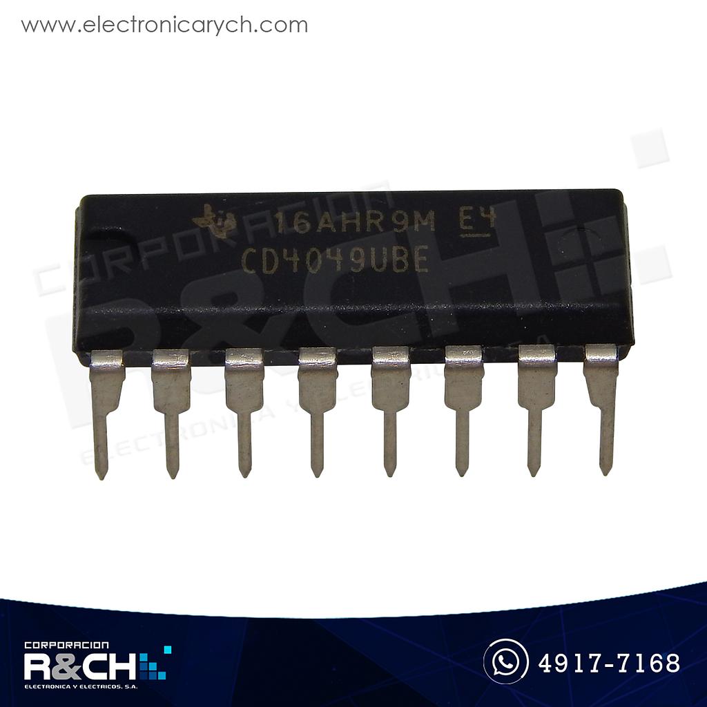 NTE4049B CMOS hex buffer