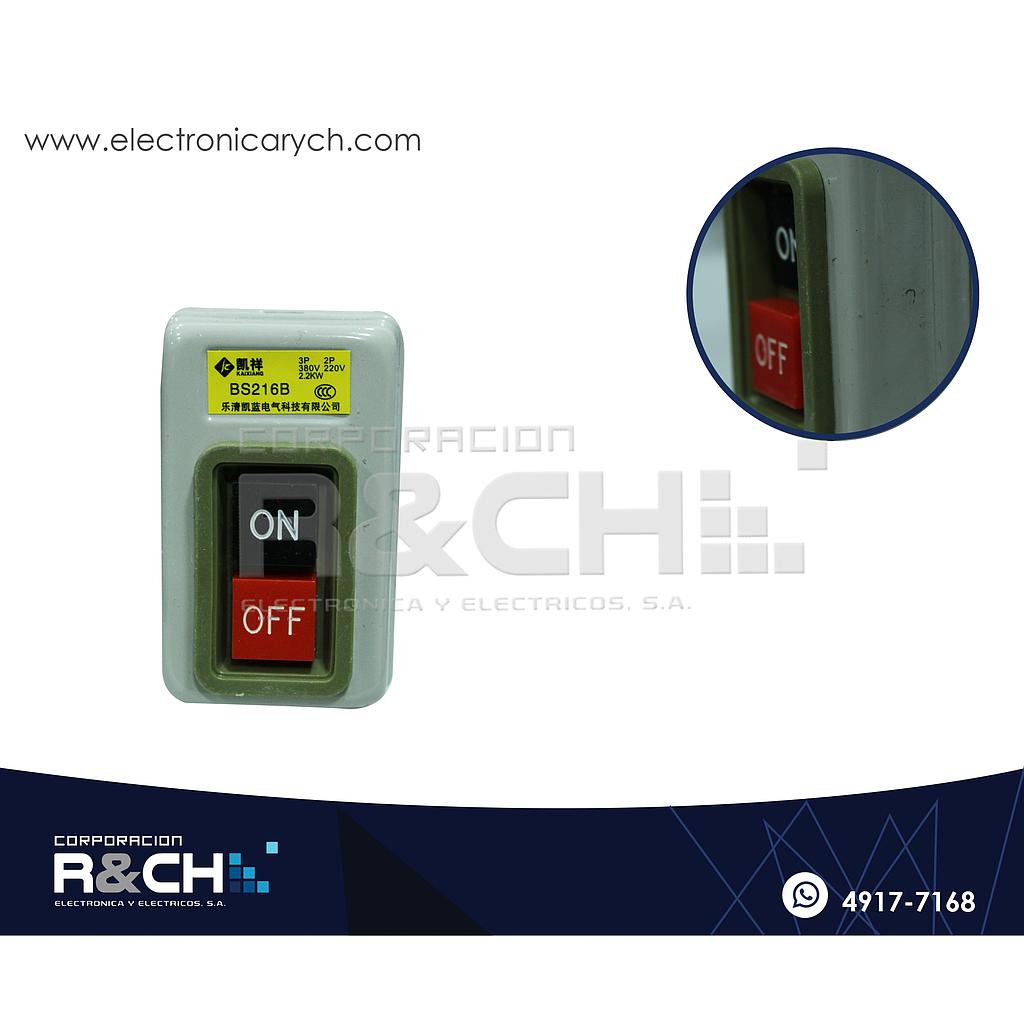 SW-216B Switch Para Bomba de Agua 15A 2.2KW