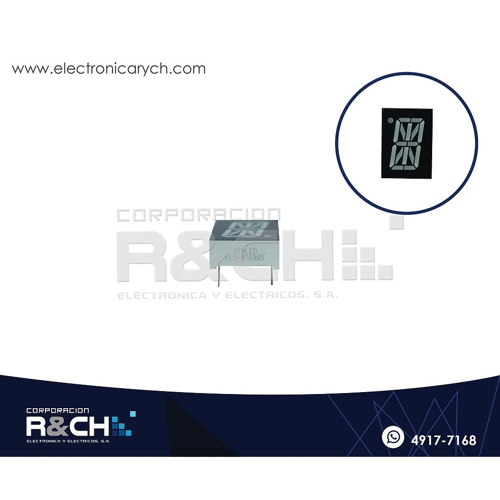 DP-8109BS Display Alfanumerico Anodo comun Rojo 0.8"